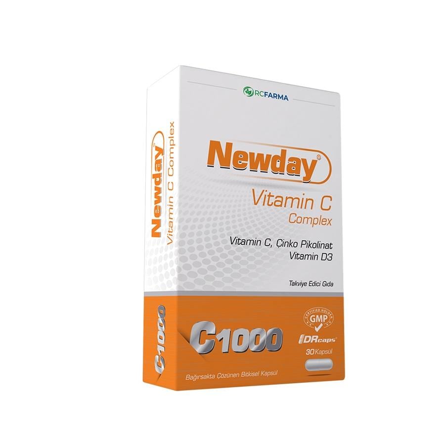 Newday Vitamin C Complex 30 Kapsül