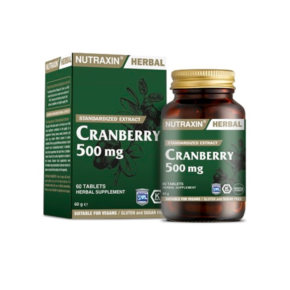Nutraxin Cranberry 500 mg 60 Tablet