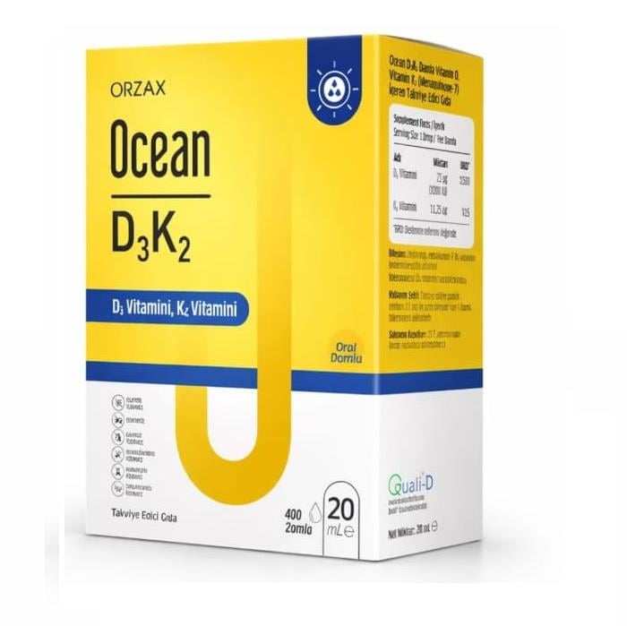Ocean D3K2 Oral Damla 20 ml