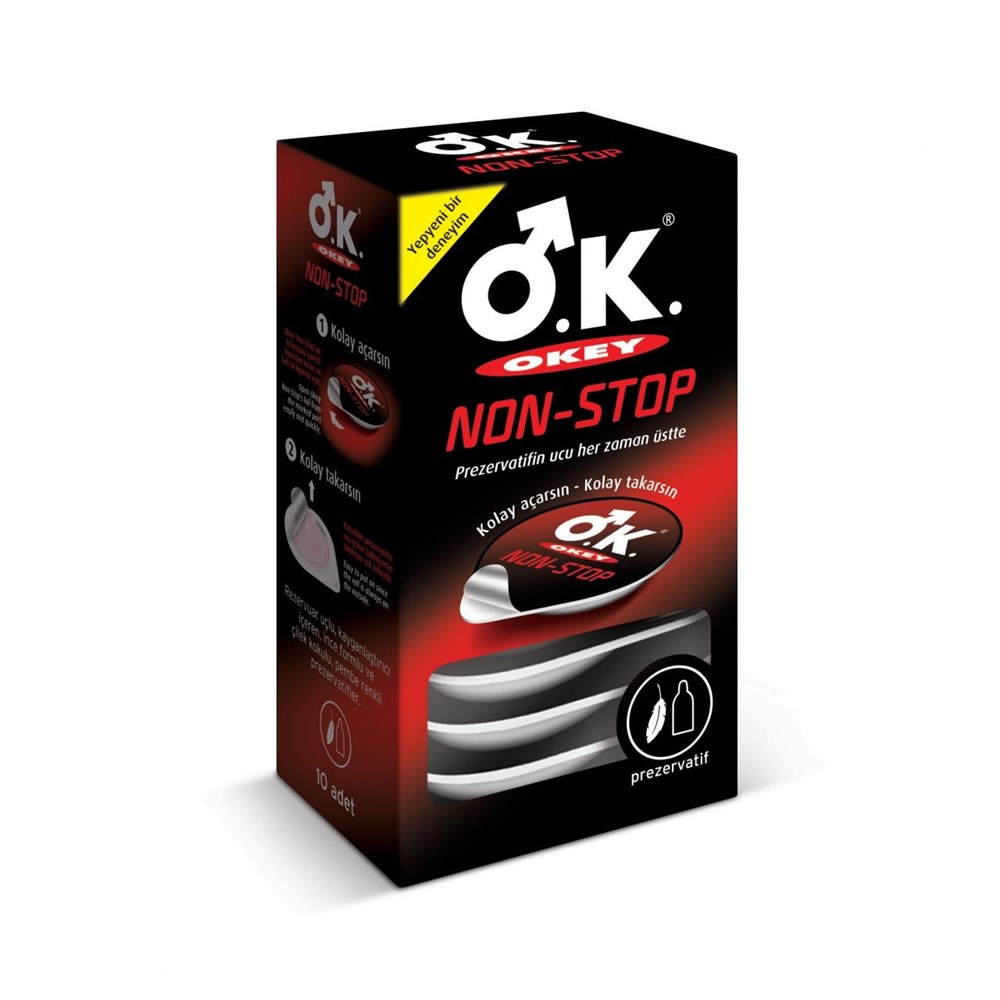 Okey Prezervatif Non-Stop 10'lu