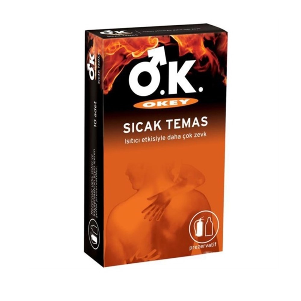 Okey Prezervatif Sıcak Temas 10'lu