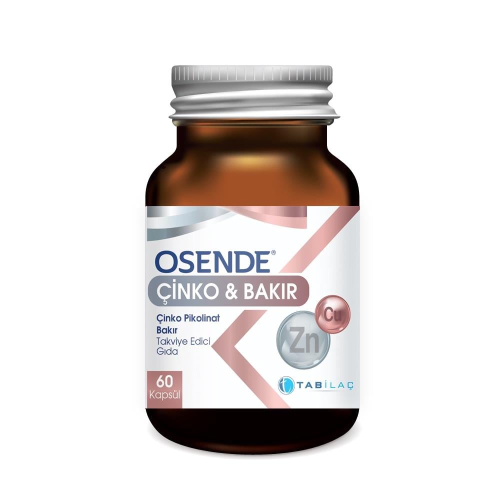 Osende Çinko Bakır 60 Kapsül