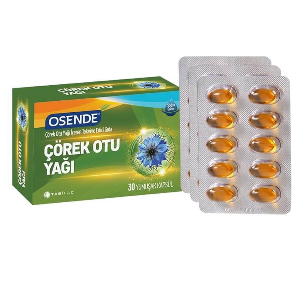 Osende Çörek Otu Yağı 30 Kapsül