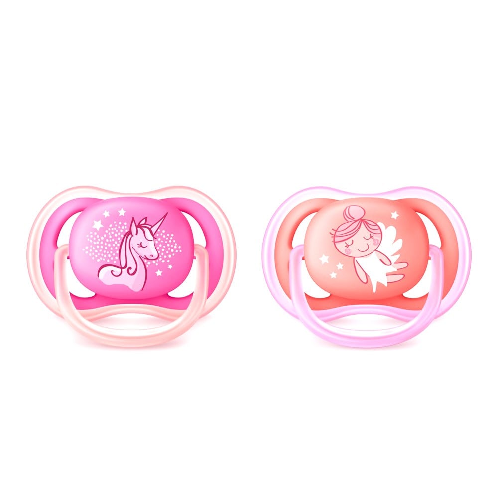 Philips Avent Ultra Air 6-18m Pembe Emzik 2'li