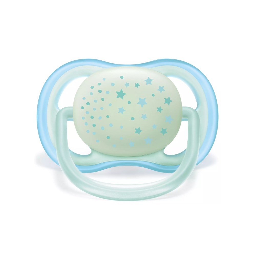 Philips Avent Ultra Air Night 0-6m Mavi Emzik 2'li