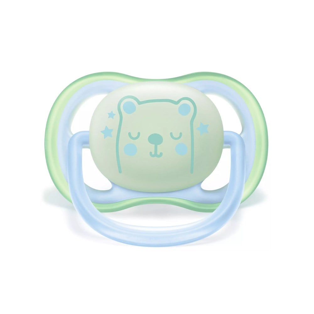 Philips Avent Ultra Air Night 0-6m Mavi Emzik 2'li