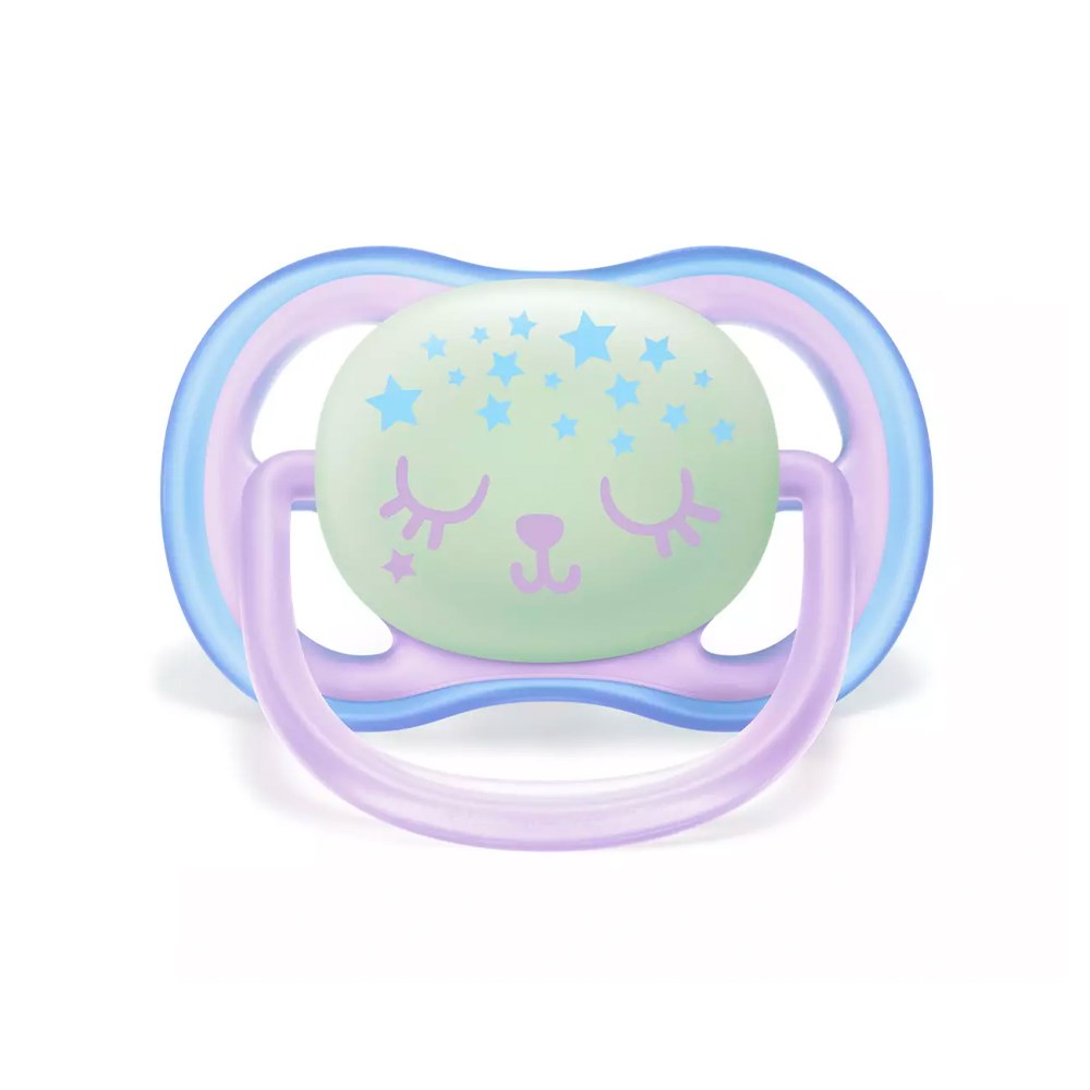 Philips Avent Ultra Air Night 0-6m Pembe Emzik 2'li