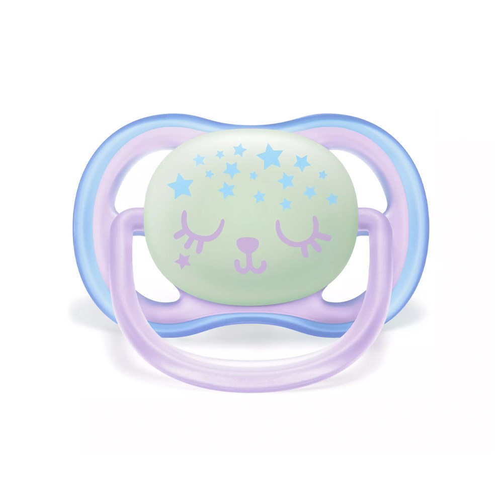 Philips Avent Ultra Air Night 6-18m Pembe Emzik 2'li