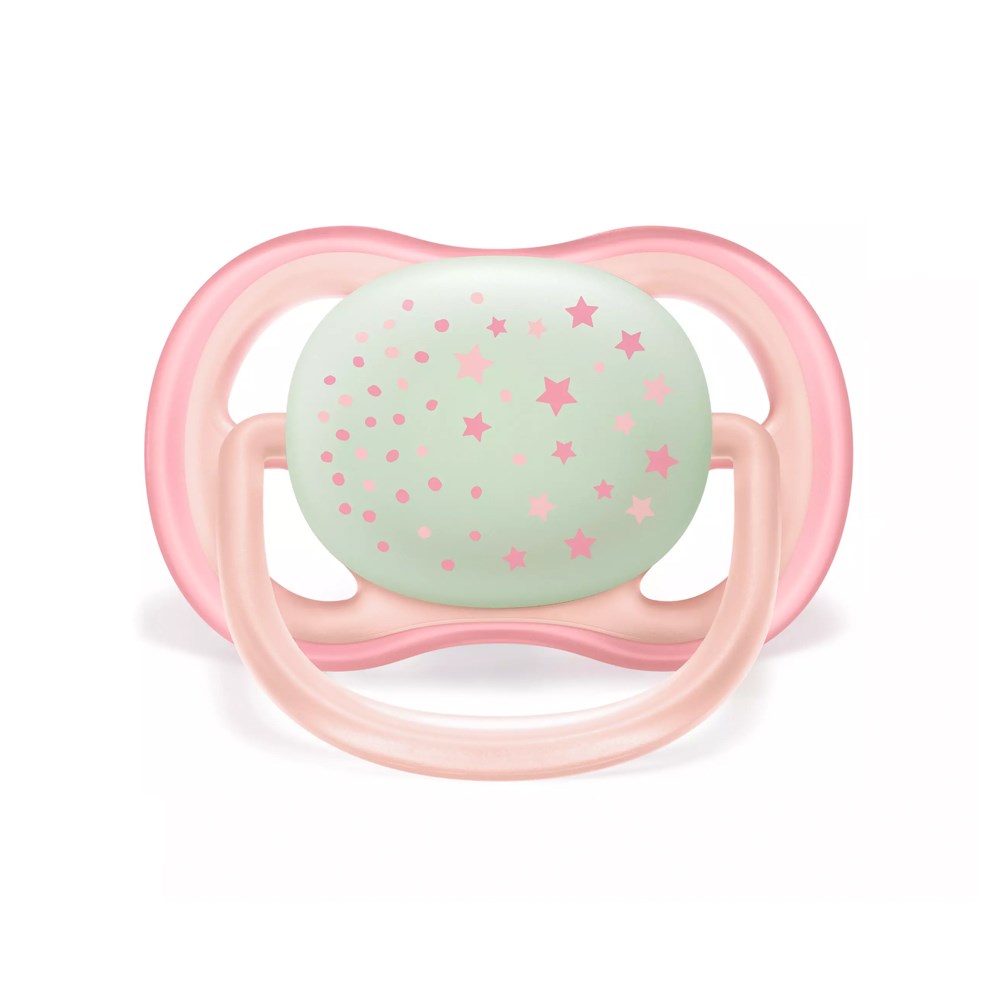 Philips Avent Ultra Air Night 6-18m Pembe Emzik 2'li