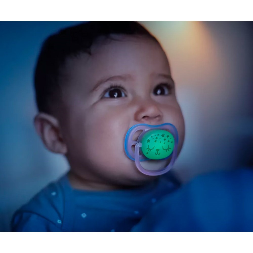 Philips Avent Ultra Air Night 6-18m Pembe Emzik 2'li
