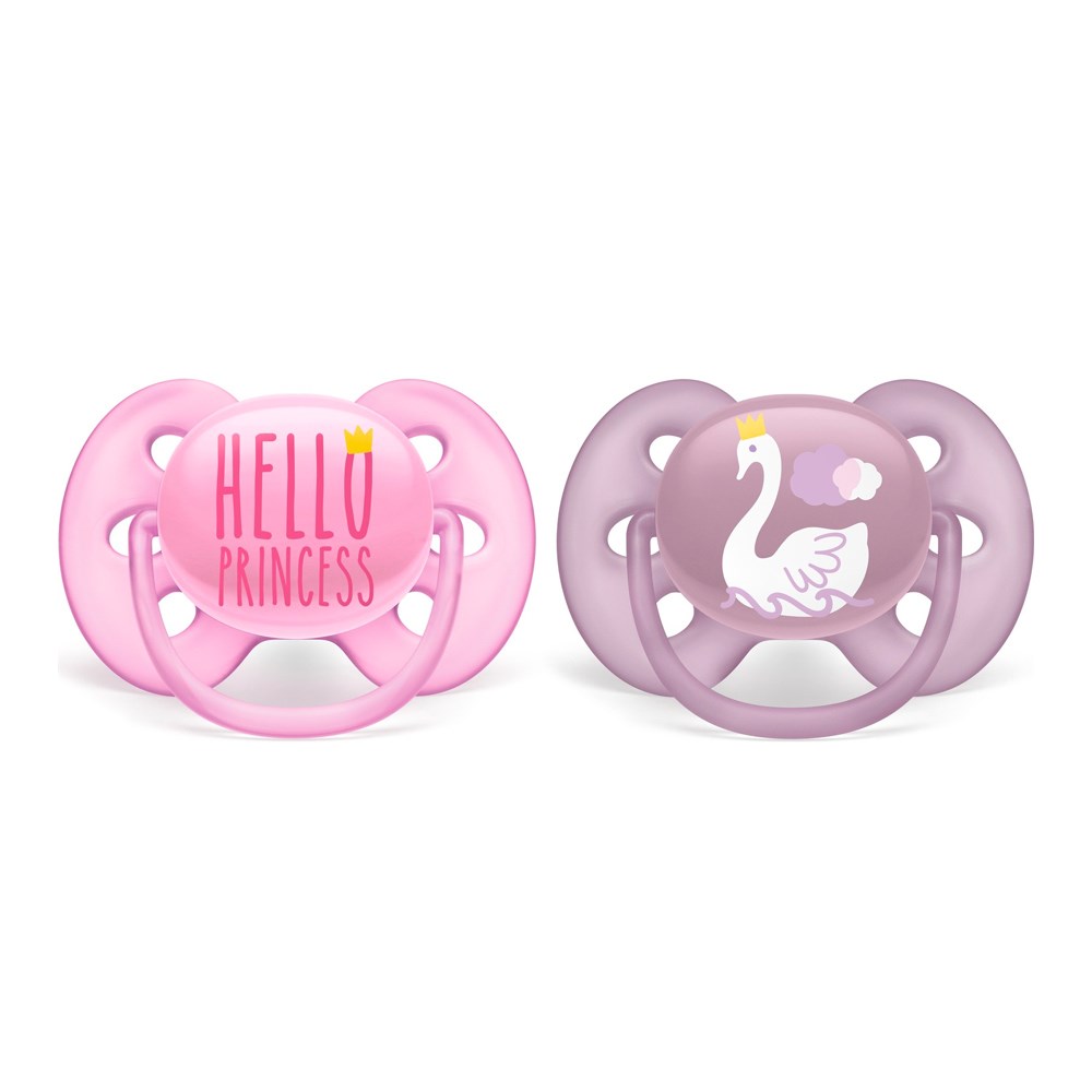 Philips Avent Ultra Soft 6-18m Pembe Emzik 2'li