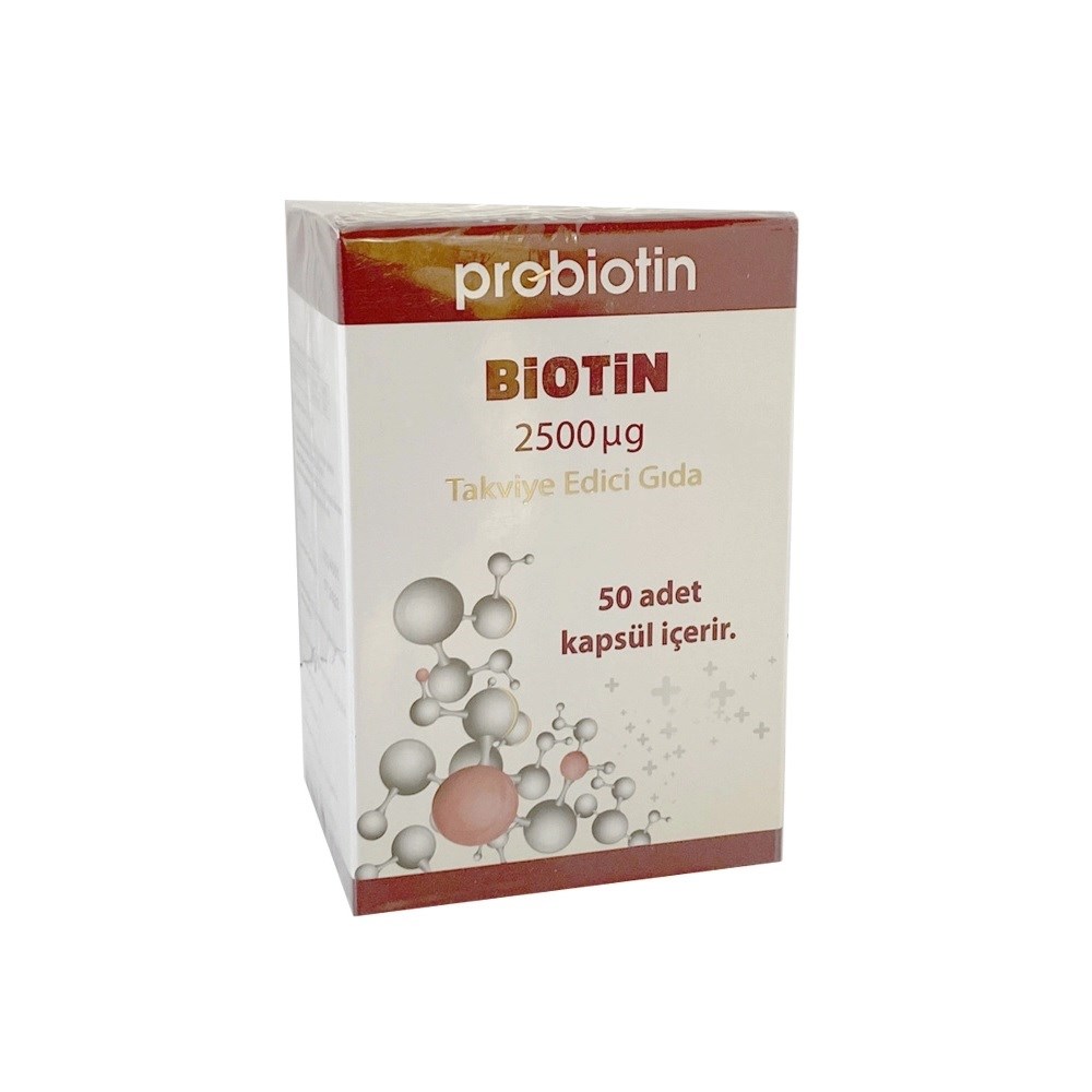 Prozinc Probiotin Biotin 2500 mcg 50 Kapsül