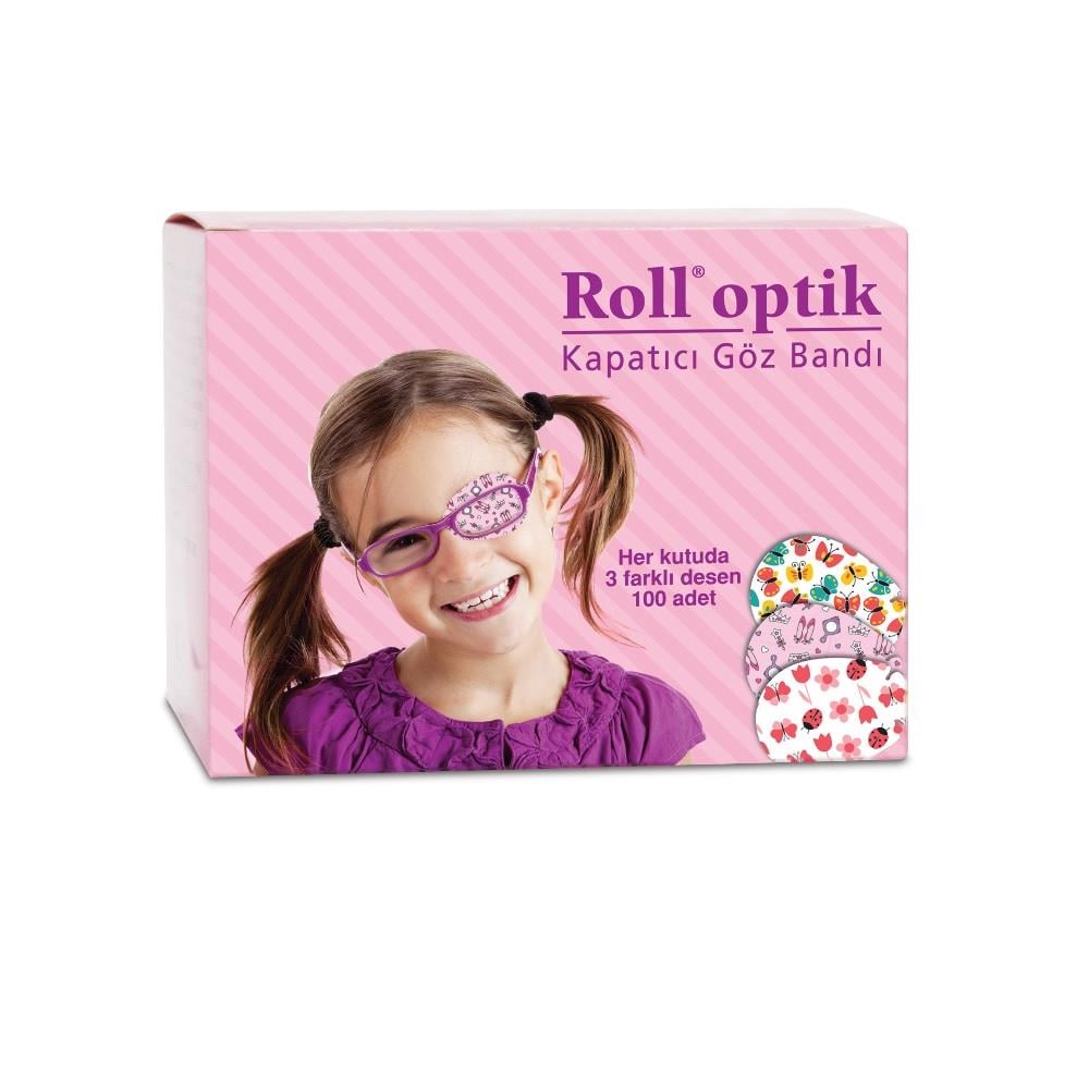 Roll Optik Kapatıcı Göz Bandı 100 Adet /  KIZ