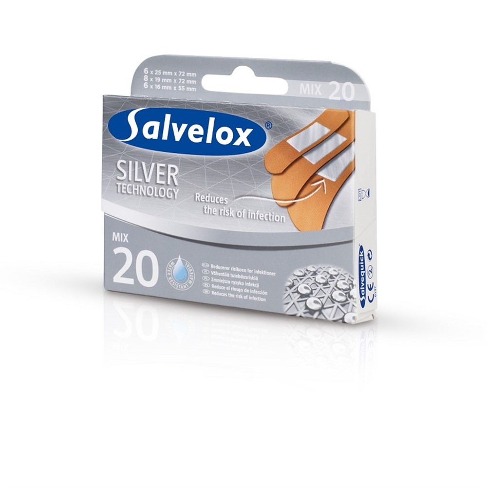 Salvelox Gümüş Teknolojisi Yara Bandı 20li