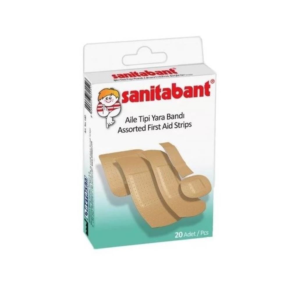 Sanitabant Aile Tipi Yara Bandı 20li