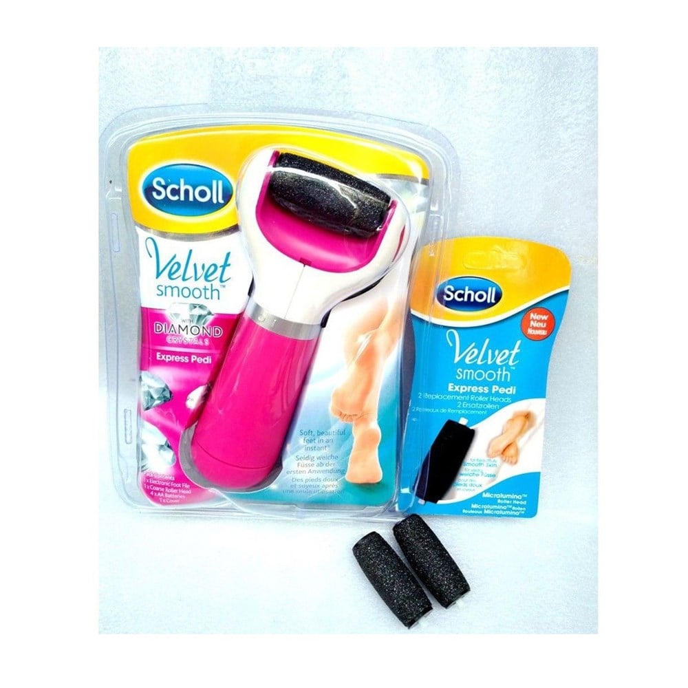 Scholl Velvet Smooth Ayak Törpüsü Pembe + İki Yedek Başlık