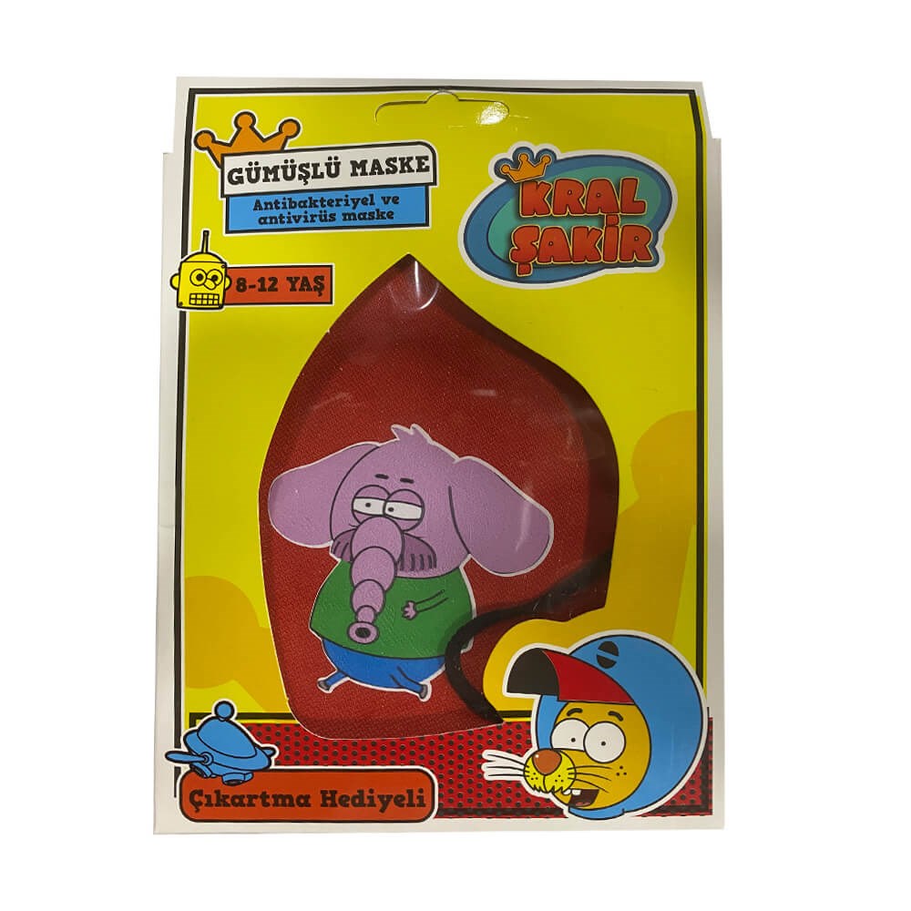 Siva Derm Gümüşlü Çocuk Maskesi Erkek