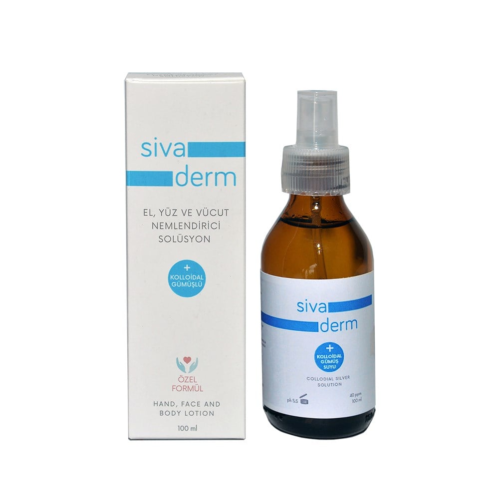 Siva Derm Kolloidal Gümüş Suyu 40 ppm 100 ml