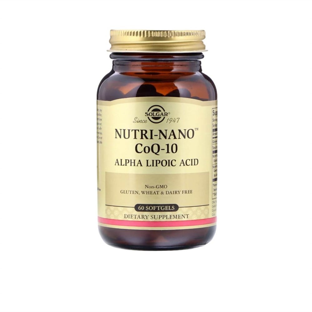 Solgar Nutri-Nano CoQ-10 Alpha Lipoic Asid 60 Kapsül