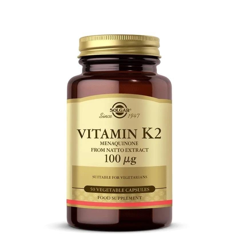 Solgar Vitamin K 100 mcg 50 Kapsül