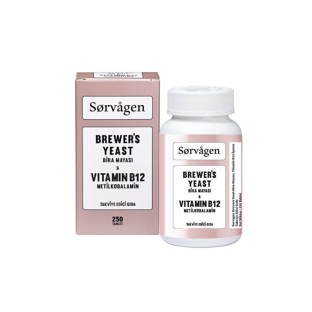 Sorvagen Brewer's Yeast Vitamin B12 250 Tablet
