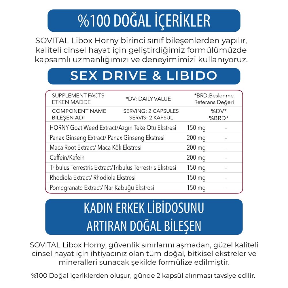 Sovital Libox Horny 60 Kapsül