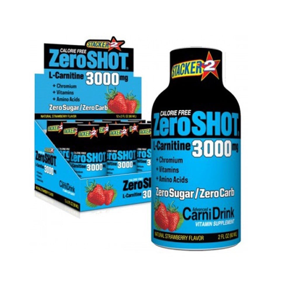 Stacker2 Zero Shot L-Carnitine 3000 mg 12 Adet