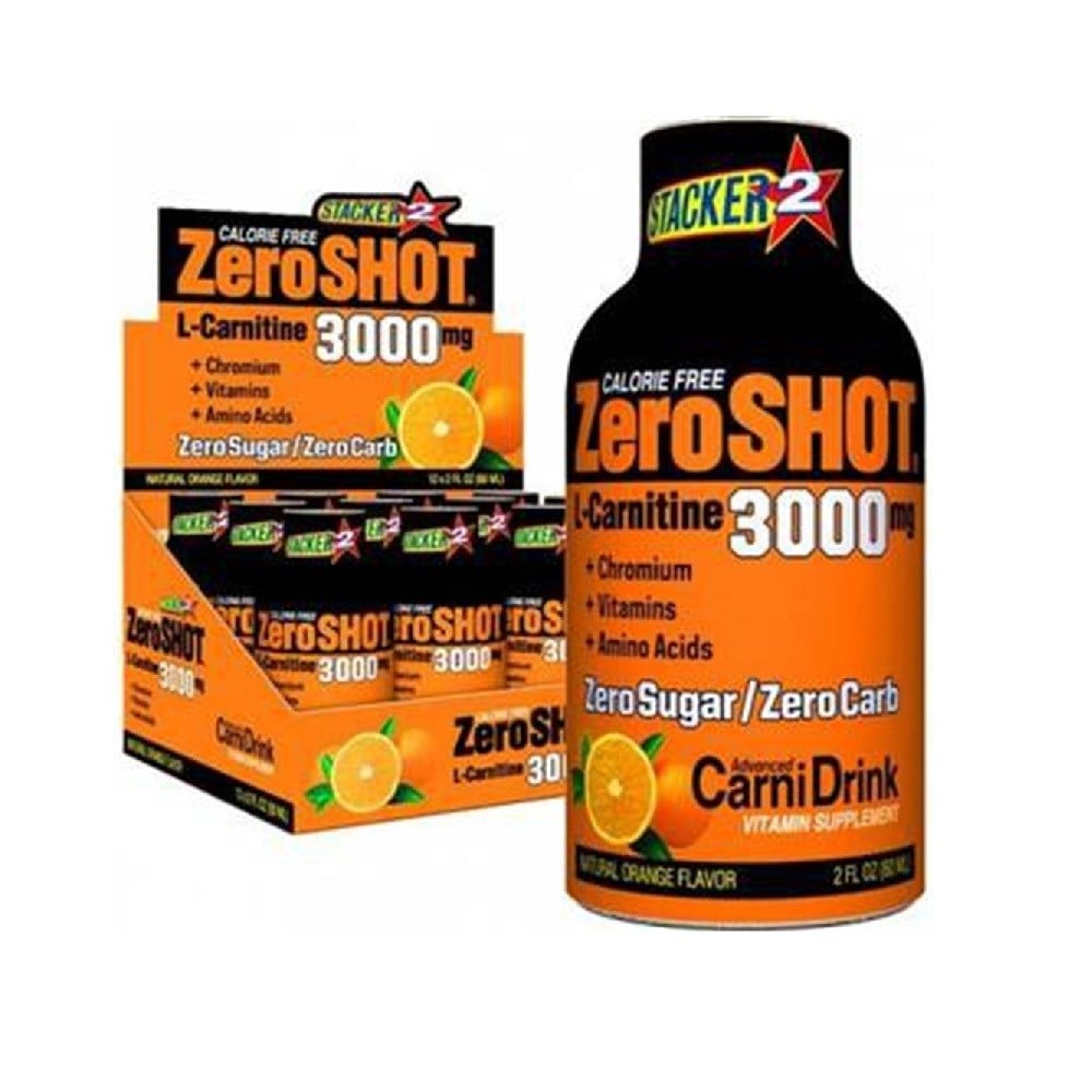 Stacker2 Zero Shot L-Carnitine 3000 mg 12 Adet
