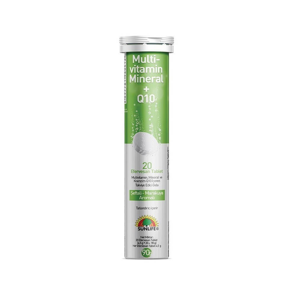 Sunlife Multi-Vitamin + Mineral + Q10 20 Efervesan Tablet