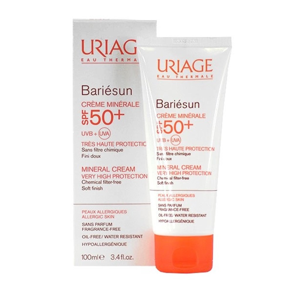 Uriage Bariederm Mineral Cream SPF 50+ 100 ml