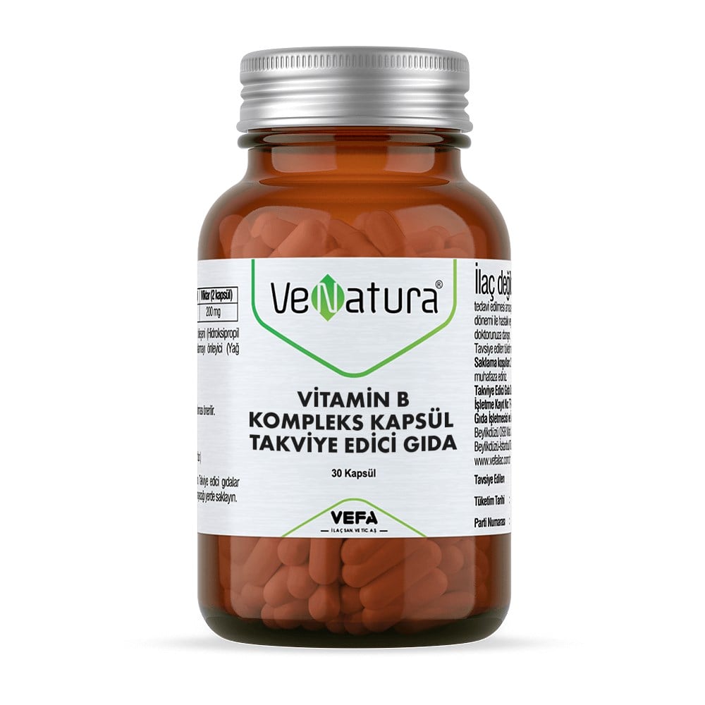 VeNatura Vitamin B Kompleks 30 Kapsül