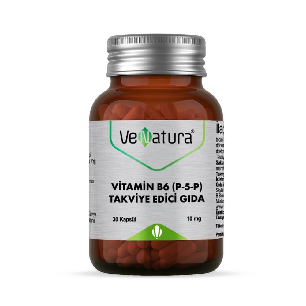 VeNatura Vitamin B6 (P-5-P) 10 mg 30 Kapsül