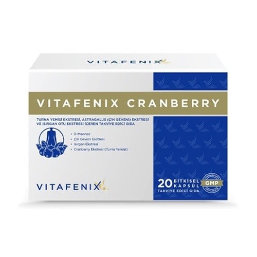 Vitafenix Cranberry 20 Bitkisel Kapsül