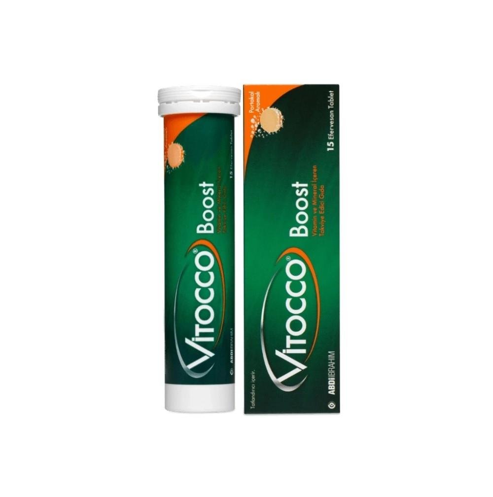 Vitocco Vitamin ve Mineral Kompleksi 15 Efervesan Tablet