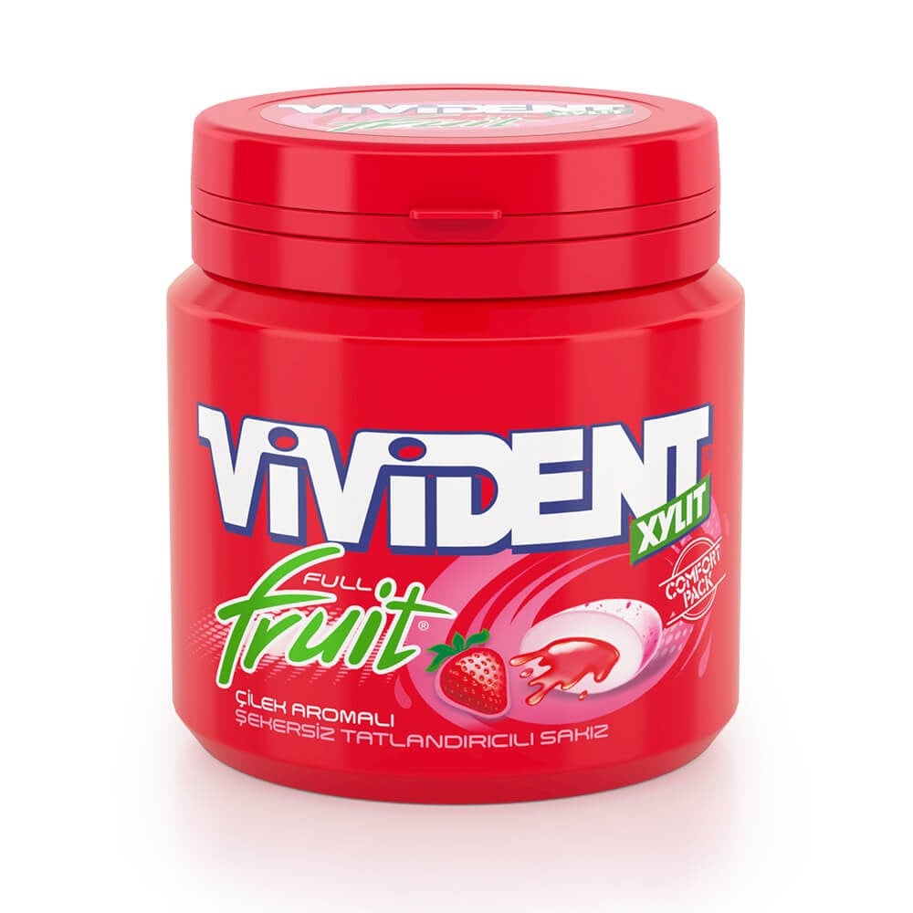 Vivident Çilek Aromalı Sakız