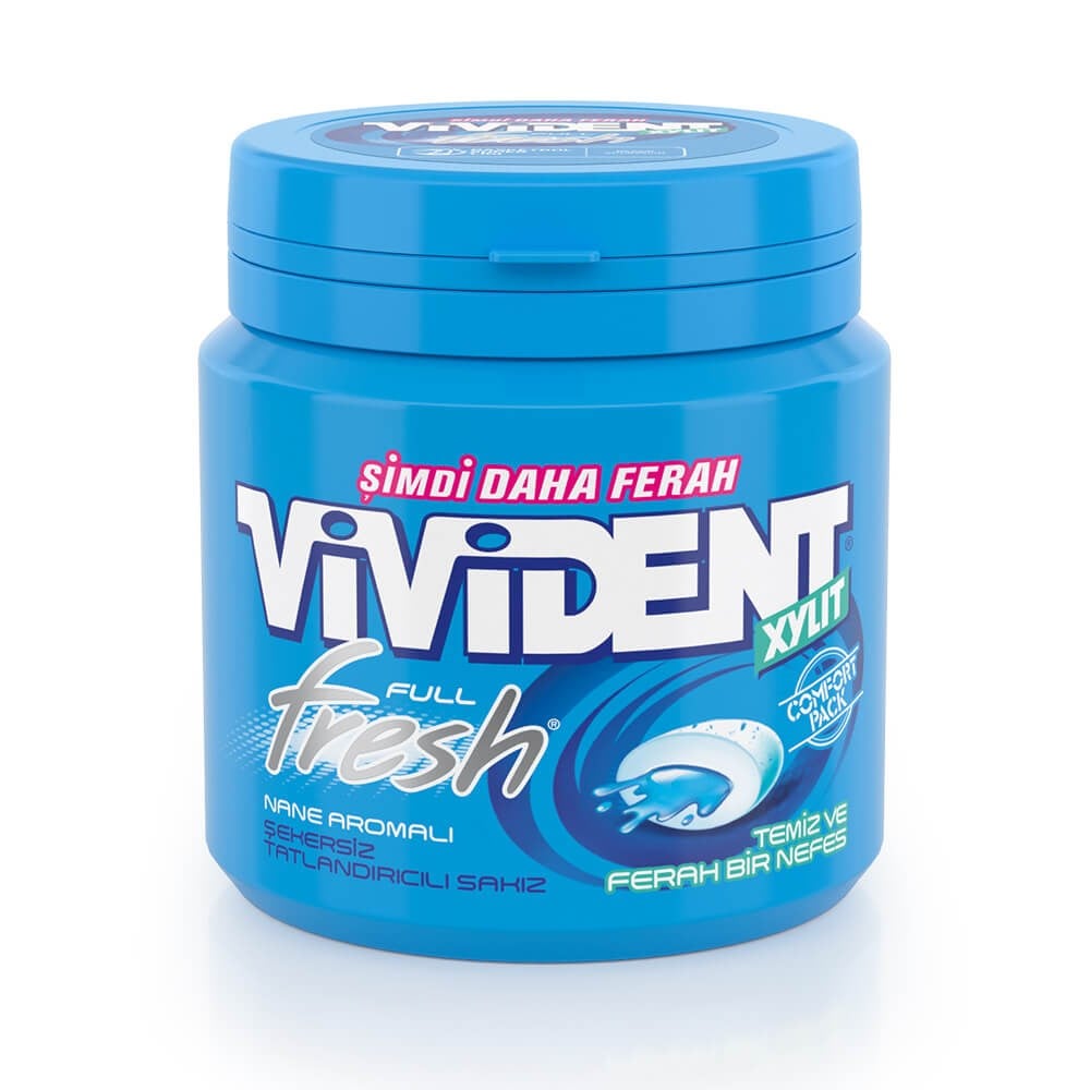 Vivident Full Fresh Nane Aromalı Sakız