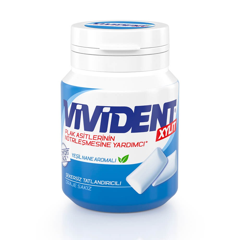 Vivident Yeşil Nane Aromalı Sakız