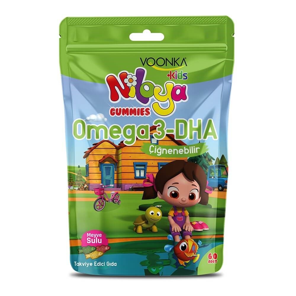 Voonka Niloya Omega 3 DHA 60 Çiğneme Tableti