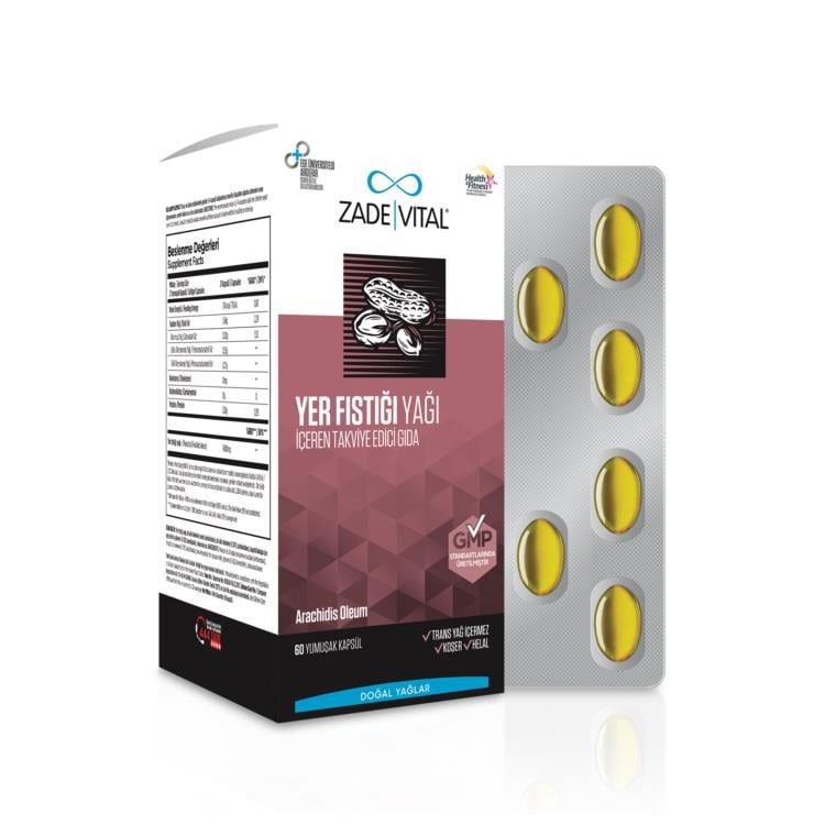 Zade Vital Yer Fıstığı Yağı 60 Kapsül