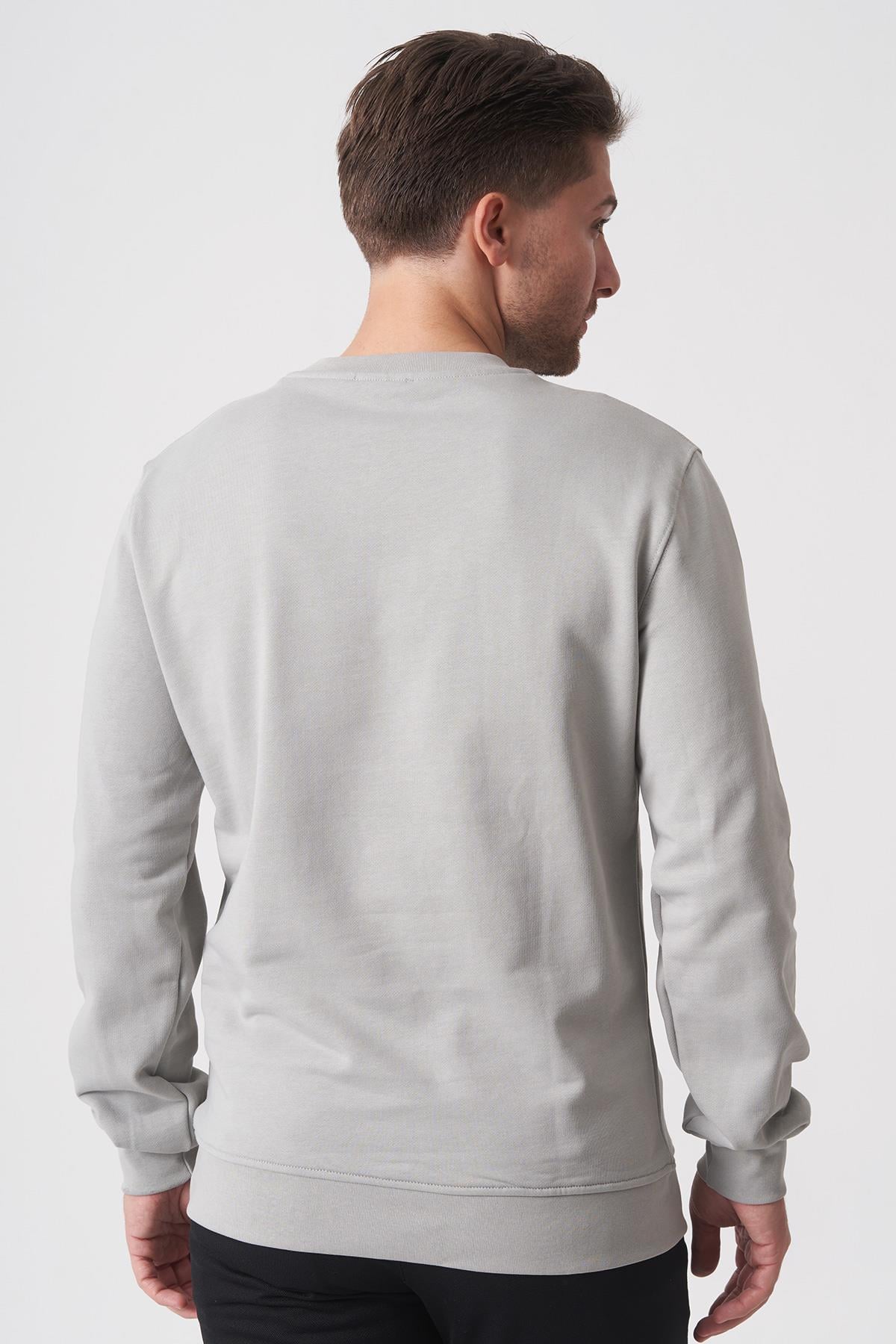 Markasız  2025-k  SW2501 DİEGONEL SWEAT    GRİ
