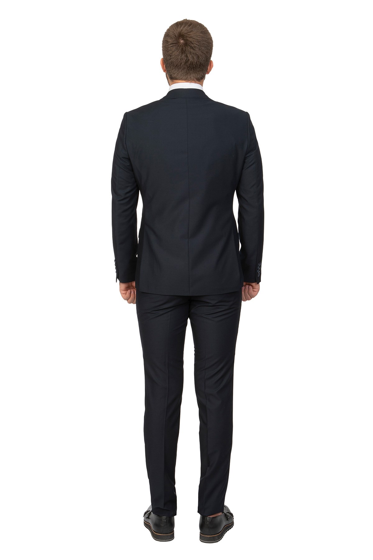 White Stone2019-K  %65 POLYESTER %35 VİSKON TAKIM ELBİSE  YENİ133  A.LACİVERT