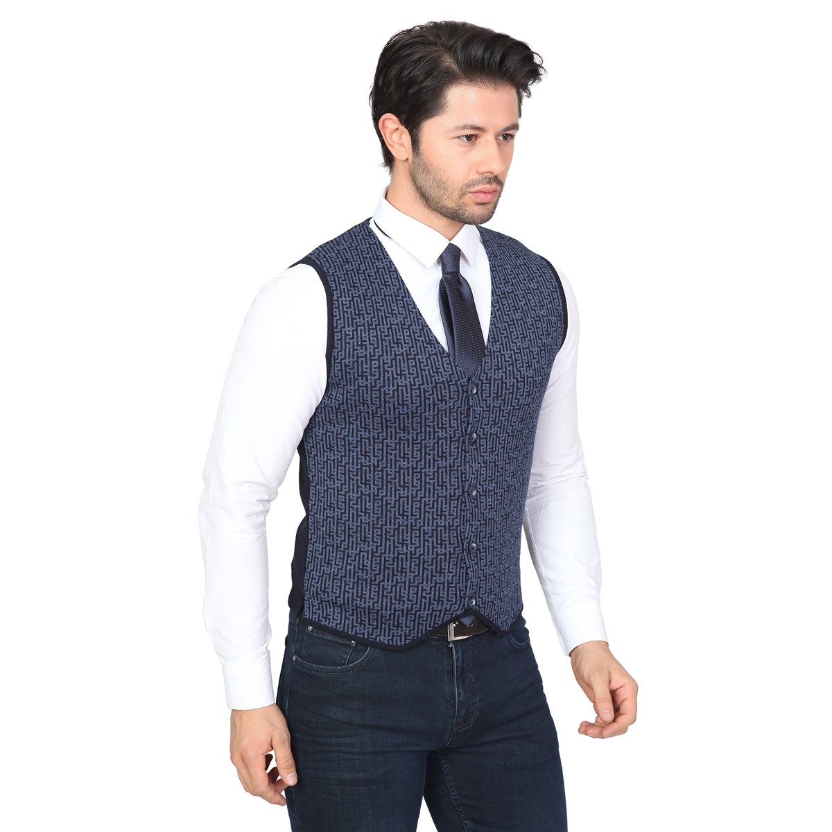 White Stone2020-K  YELEK MODEL 20    MAVİ