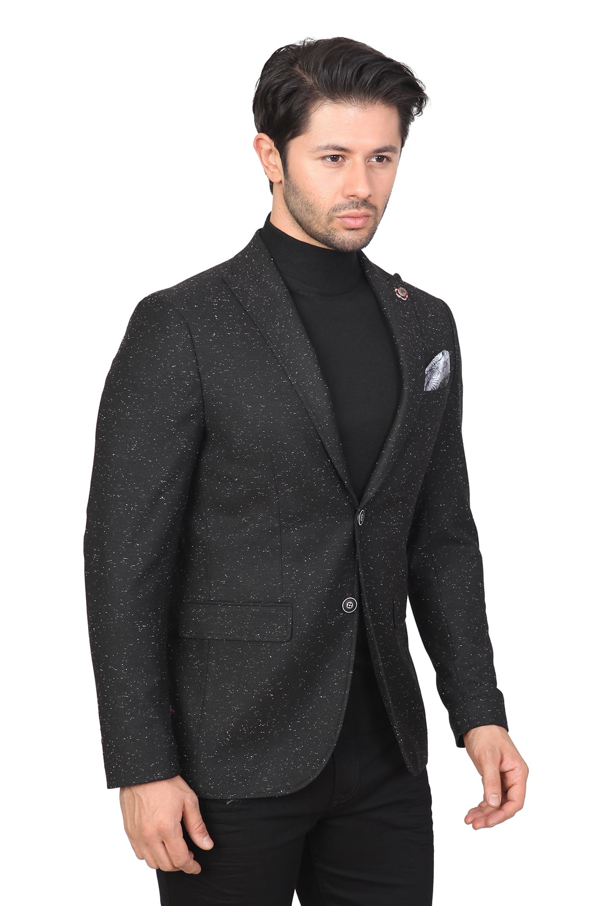 WHİTE STONE2020-K  YÜN-POLYESTER TEK CEKET  AKT133  DESENLİ