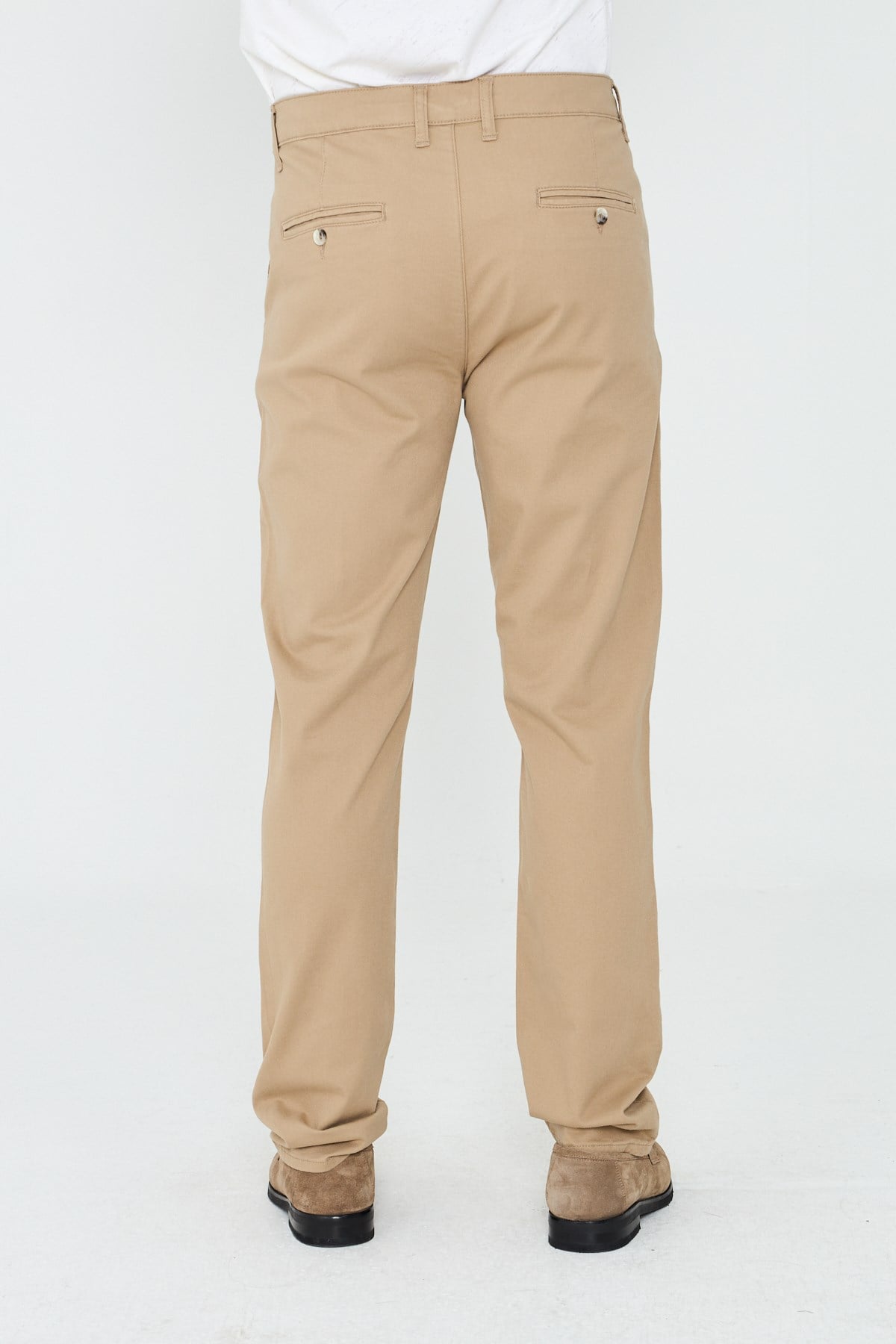 White StoneCamel Rengi Dynamic Fit Erkek Chino Pantolon