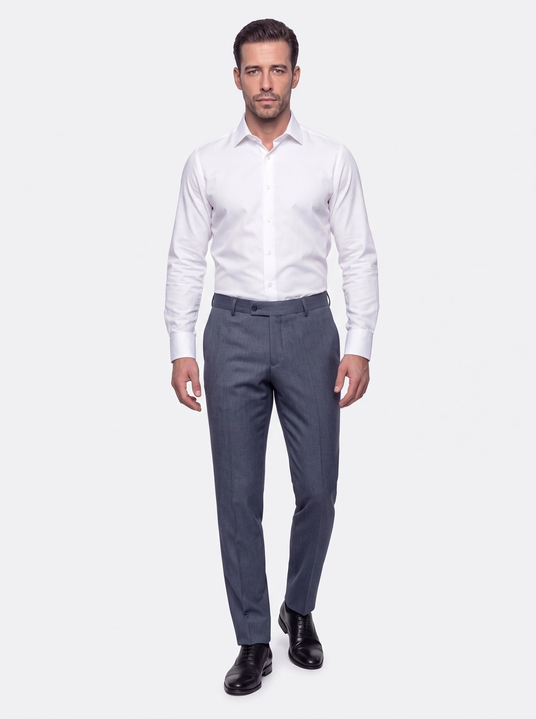 White StoneLacivert Comfort Fit Erkek Klasik Pantolon