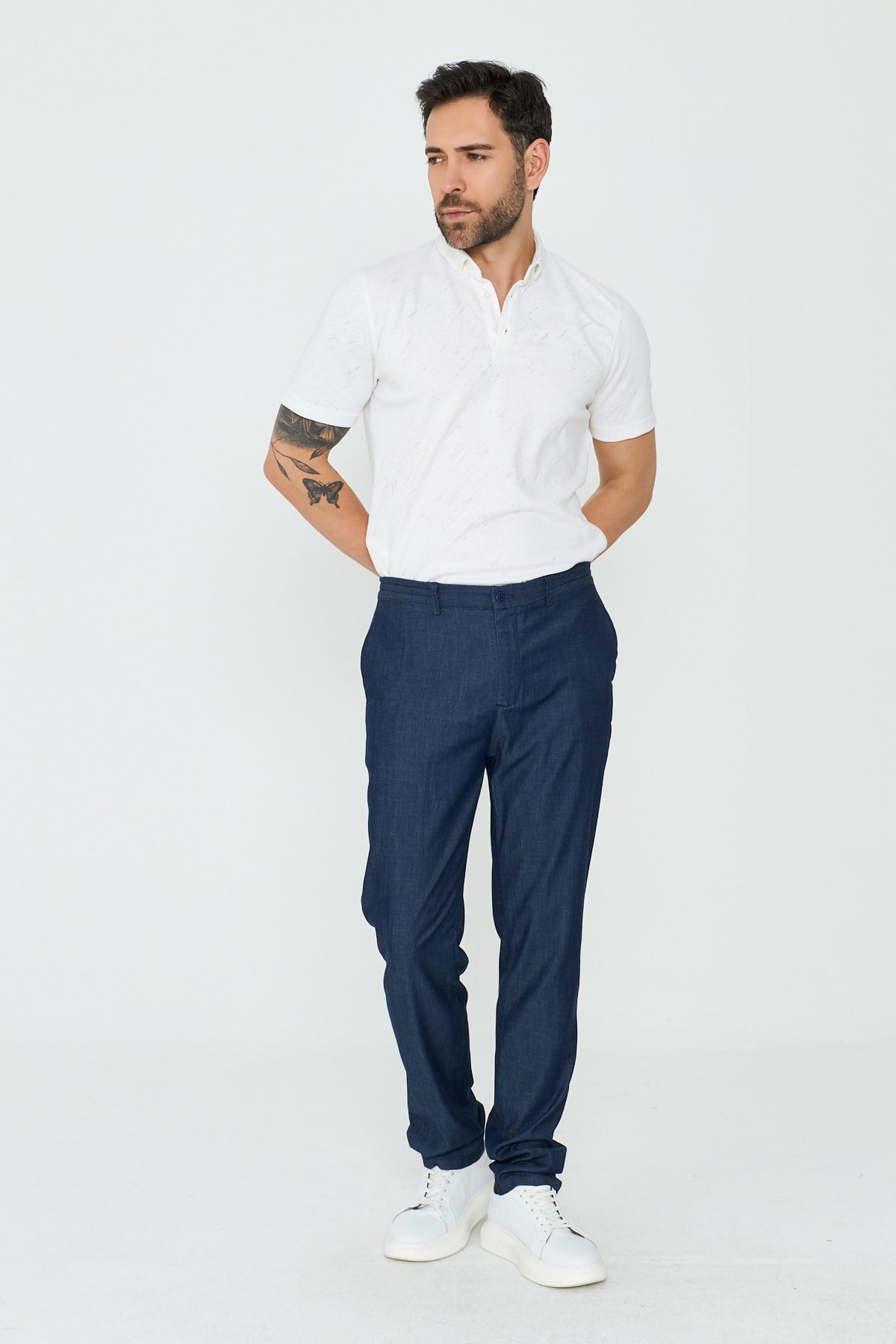 White StoneLacivert Erkek Jogger Pantolon