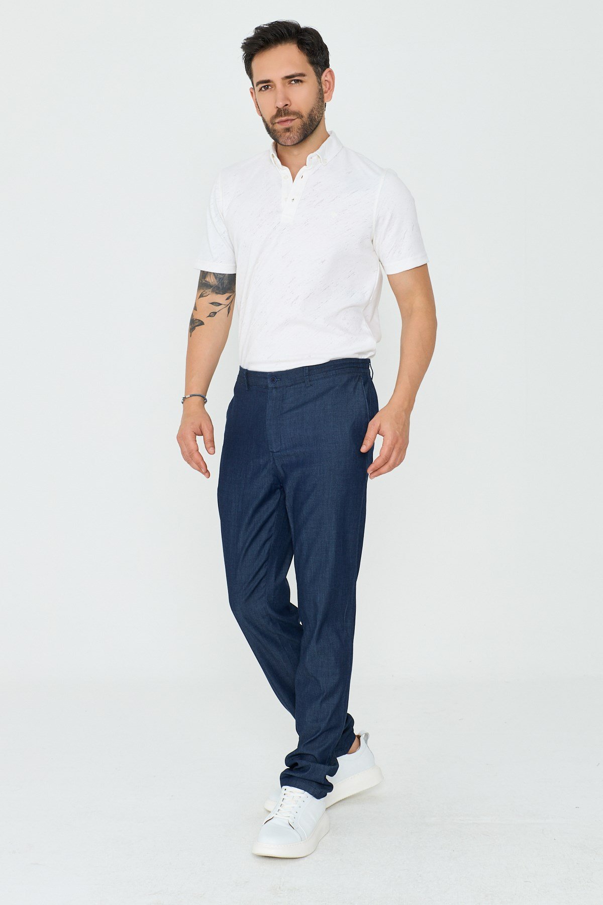 White StoneLacivert Erkek Jogger Pantolon