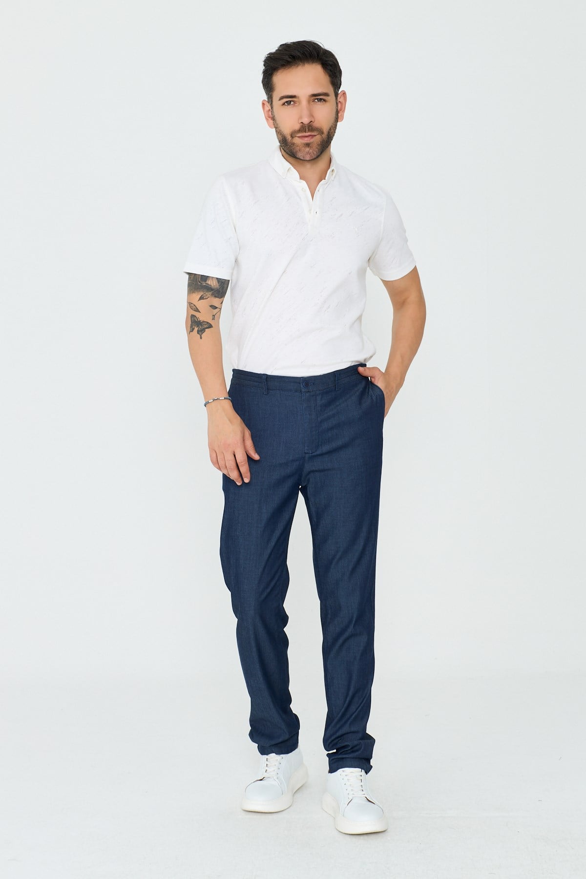 White StoneLacivert Erkek Jogger Pantolon