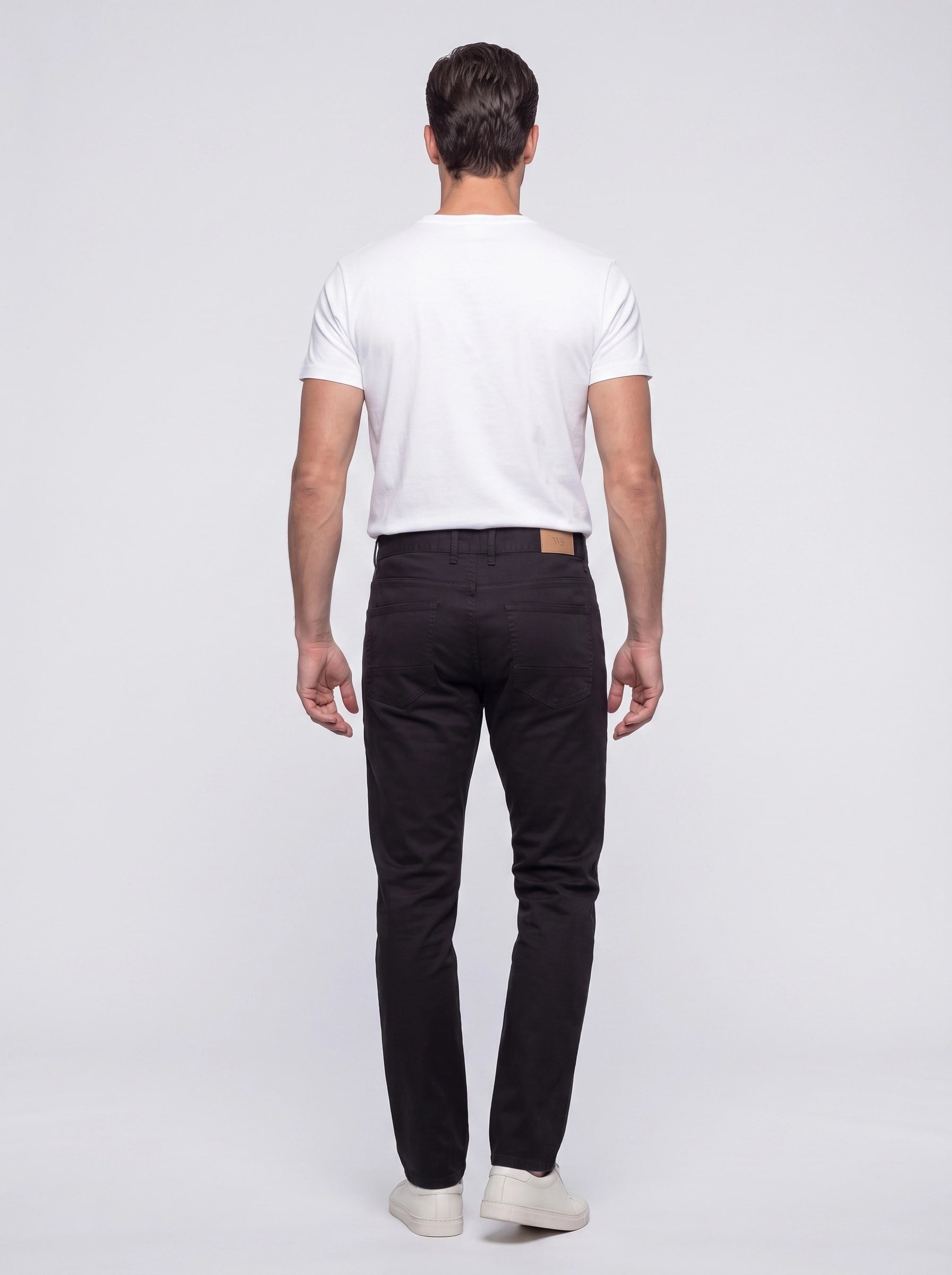White StoneSiyah Dynamic Fit Erkek Chino Pantolon