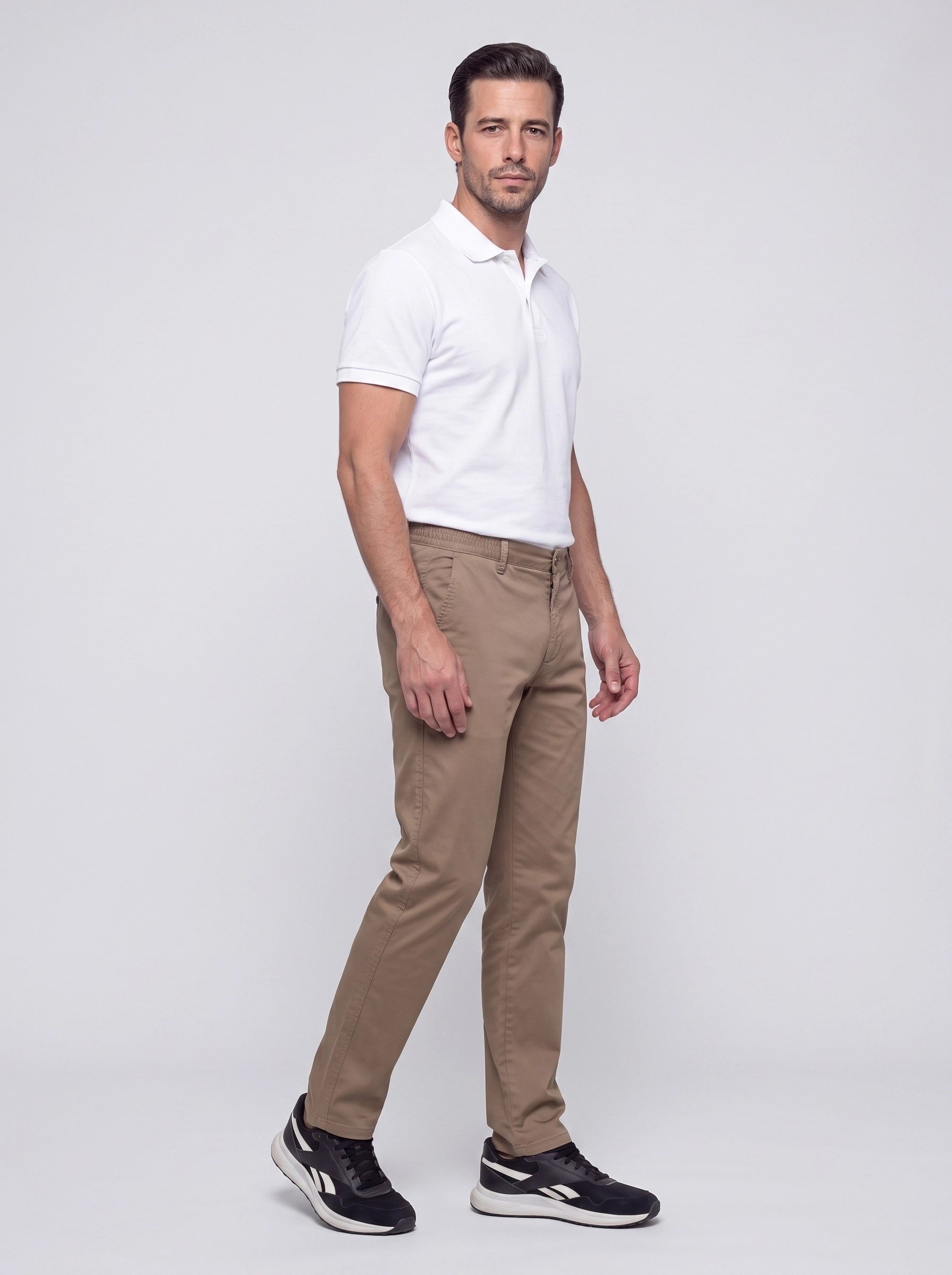 White StoneVizon Dynamic Fit Yandan Lastikli Erkek Jogger Pantolon